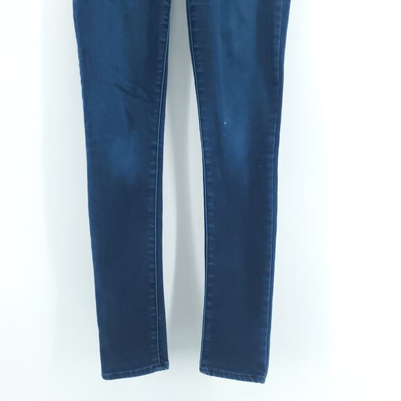 AEO American Eagle Super Super Stretch Extreme Sateen Jegging Dark Skinny 0R - Picture 3 of 12